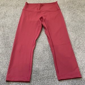 Lululemon - Wunder Under Crop - size 8